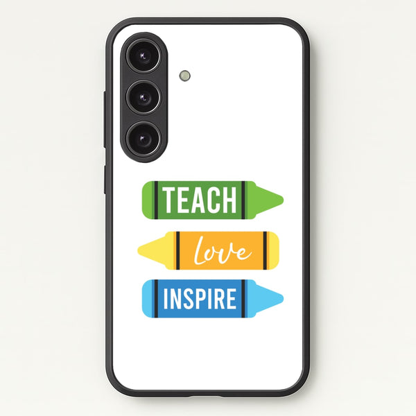 Teach, Love, Inspire Galaxy S24FE Case
