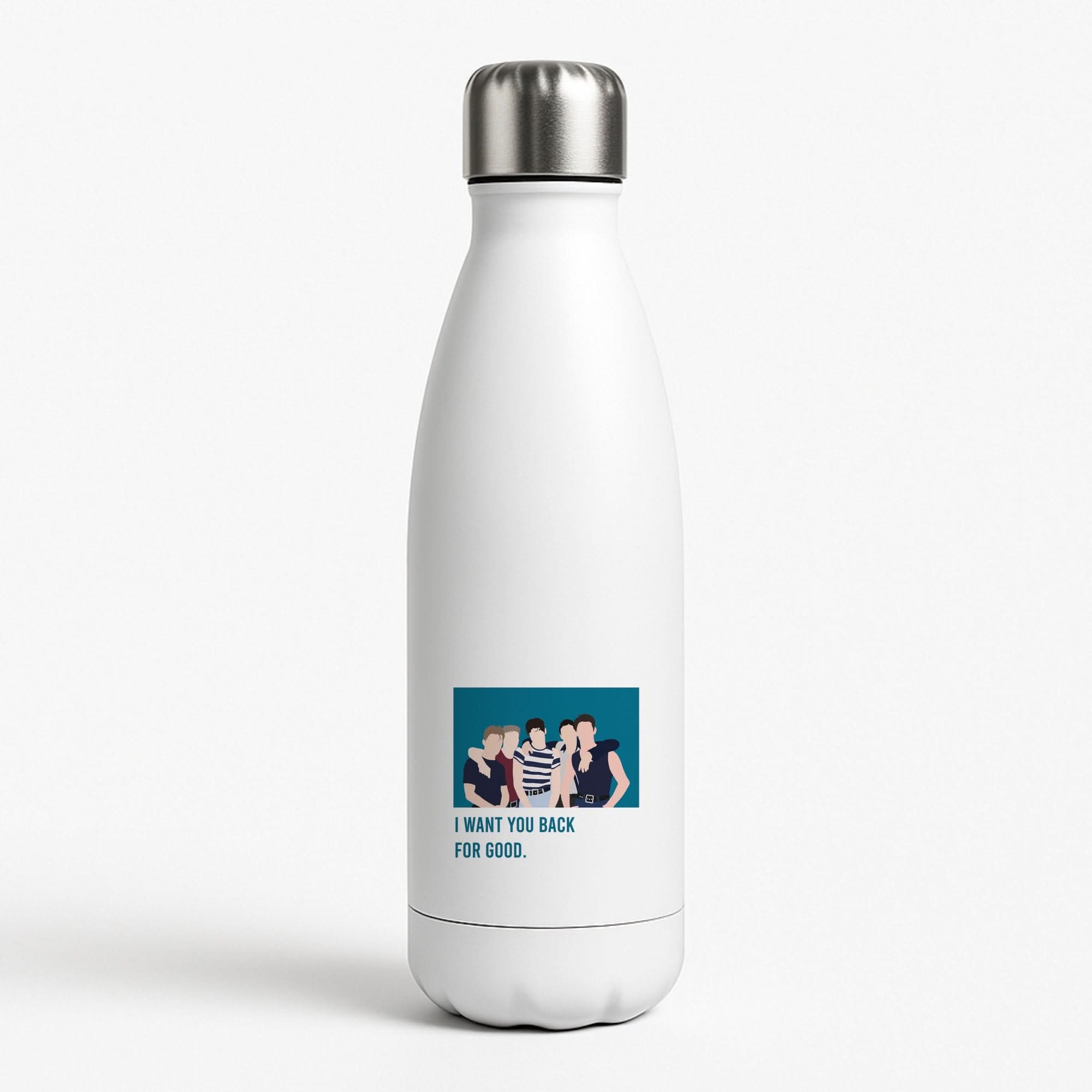 I Want You Back White Water Bottle