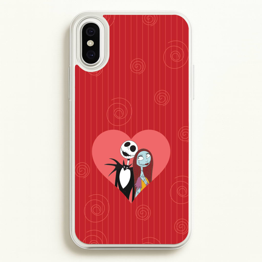 J And S Heart iPhone XS Max Case