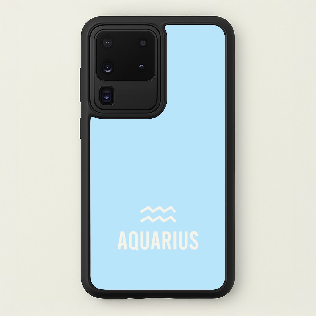 Aquarius Pastel Zodiac Galaxy S20 Ultra Case