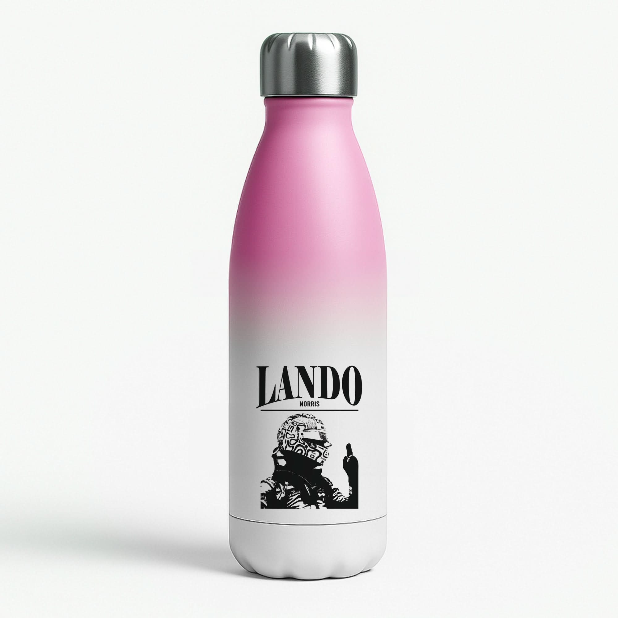 Lando Black And Green Pink Water Bottle