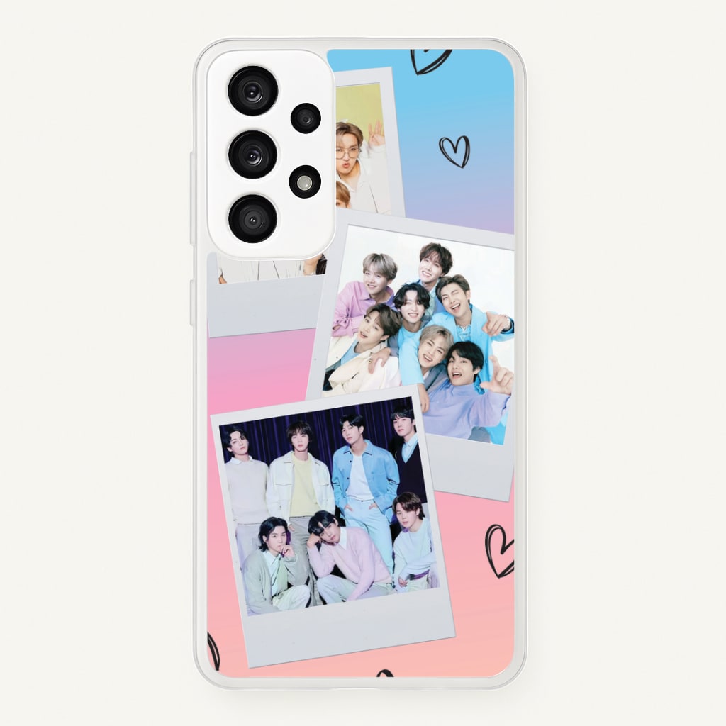 K-Pop Band Polaroid Collage Galaxy A33 Case