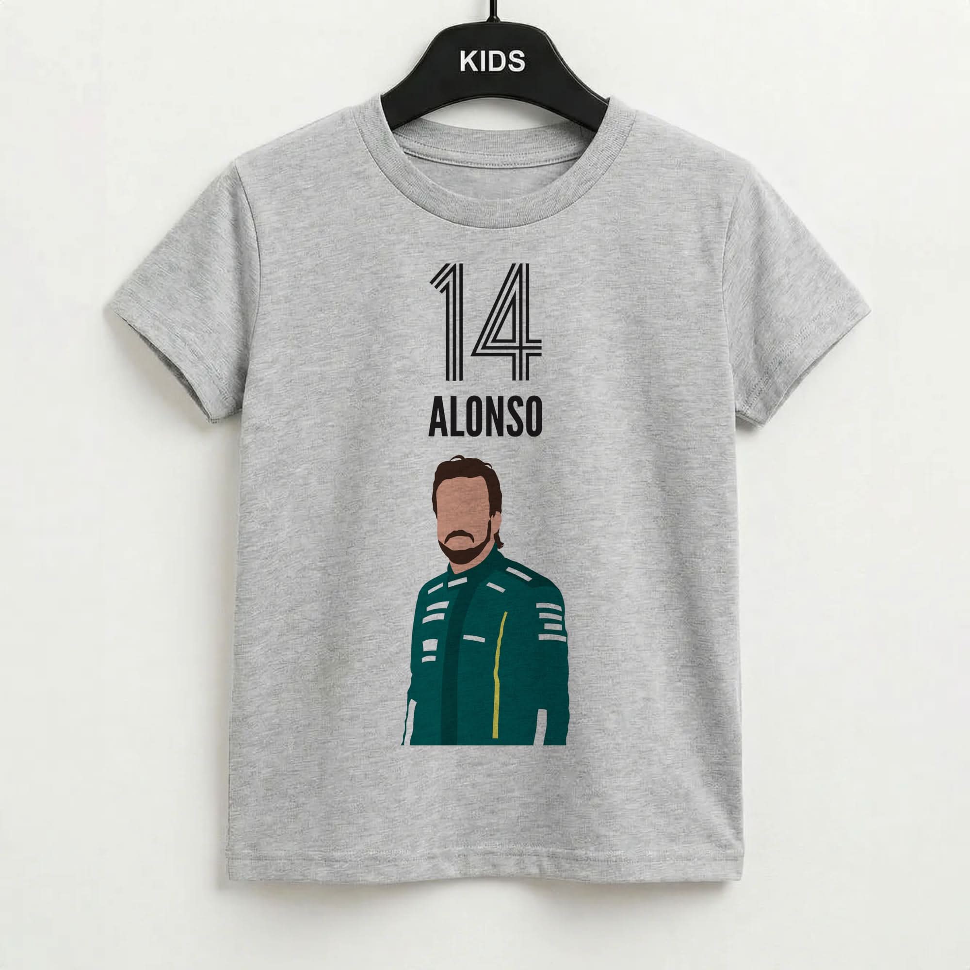 Alonso 2026 Grey Kids T-Shirt