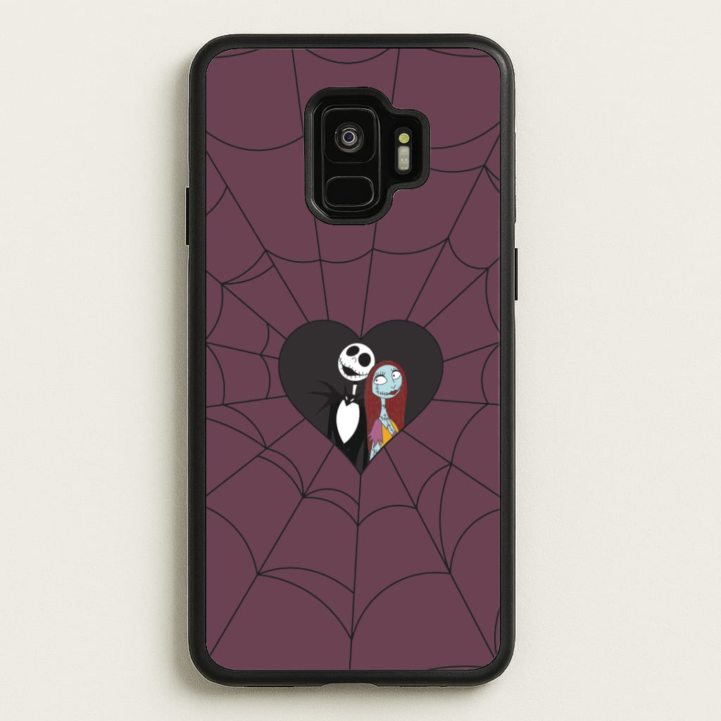 J And S Cobweb Heart Galaxy S9 Case