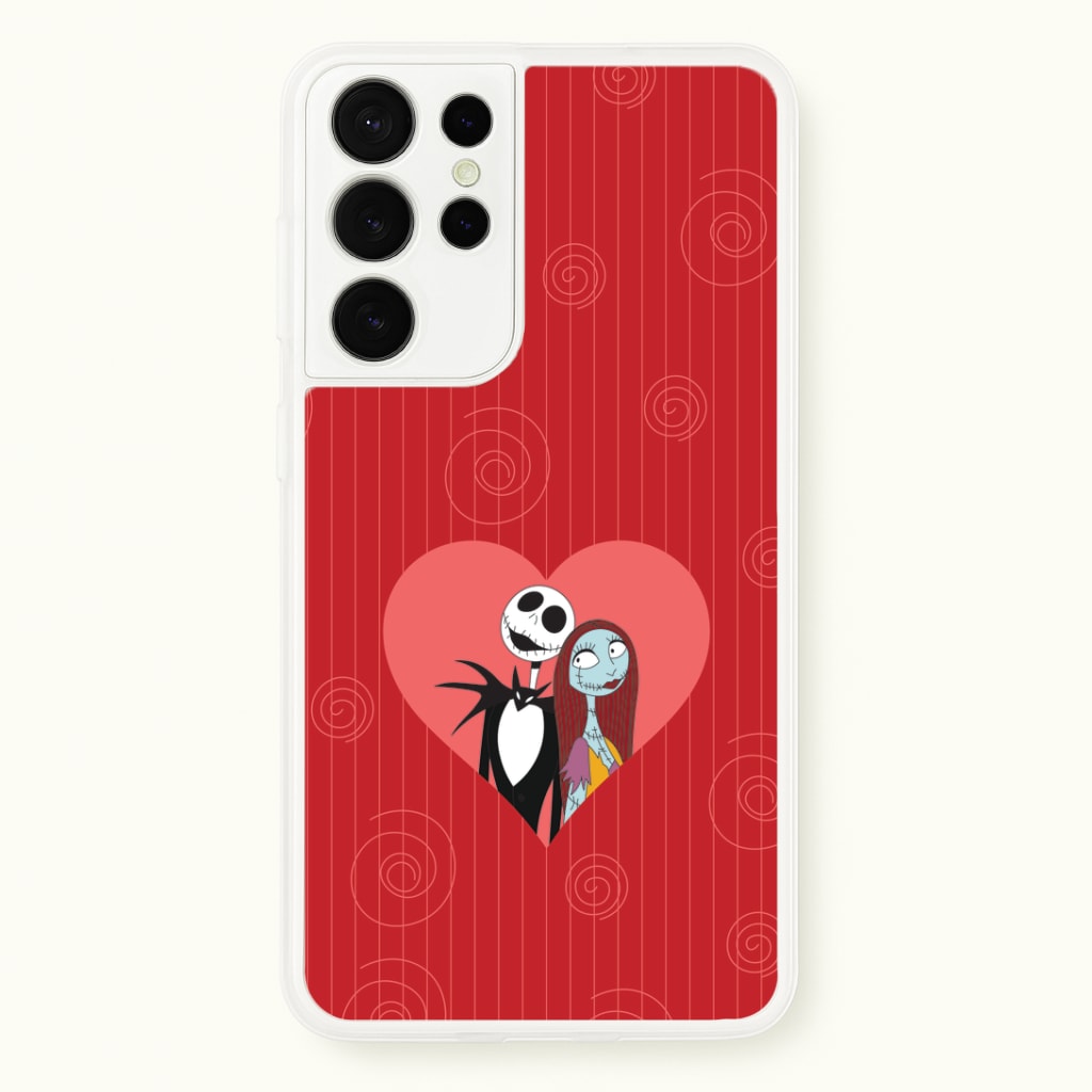 J And S Heart Galaxy S21 Ultra Case