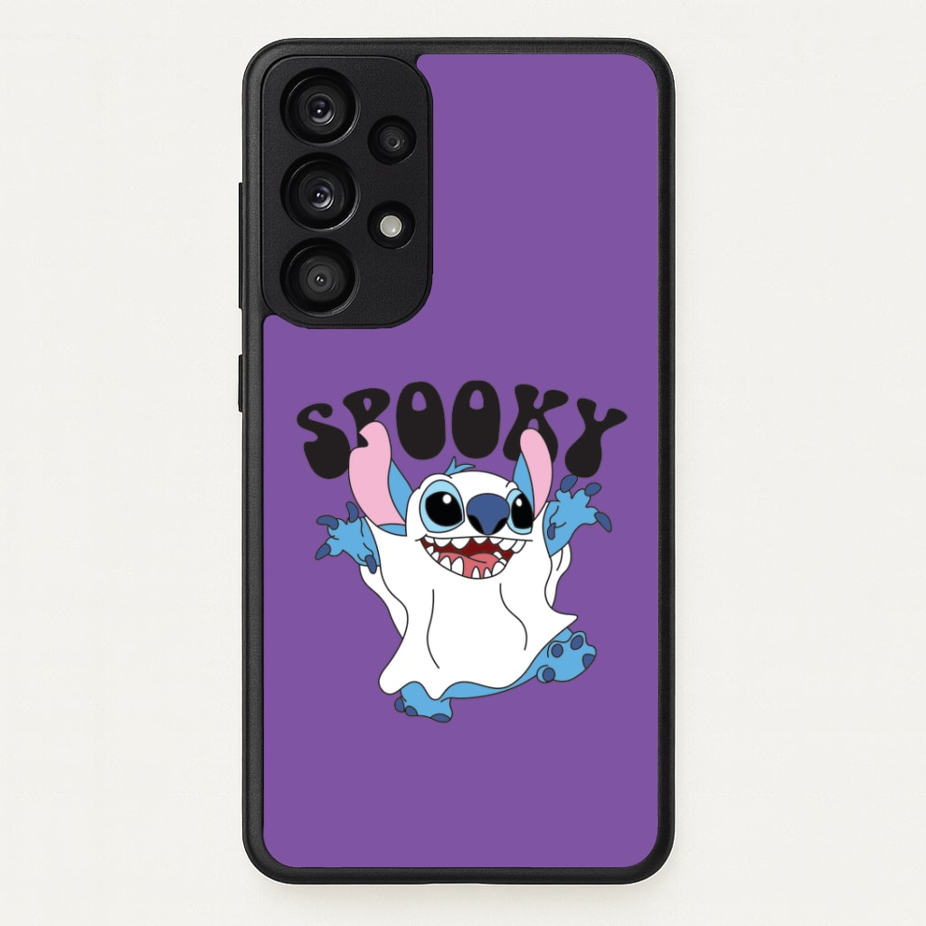Spooky Cute Blue Alien Galaxy A33 Case
