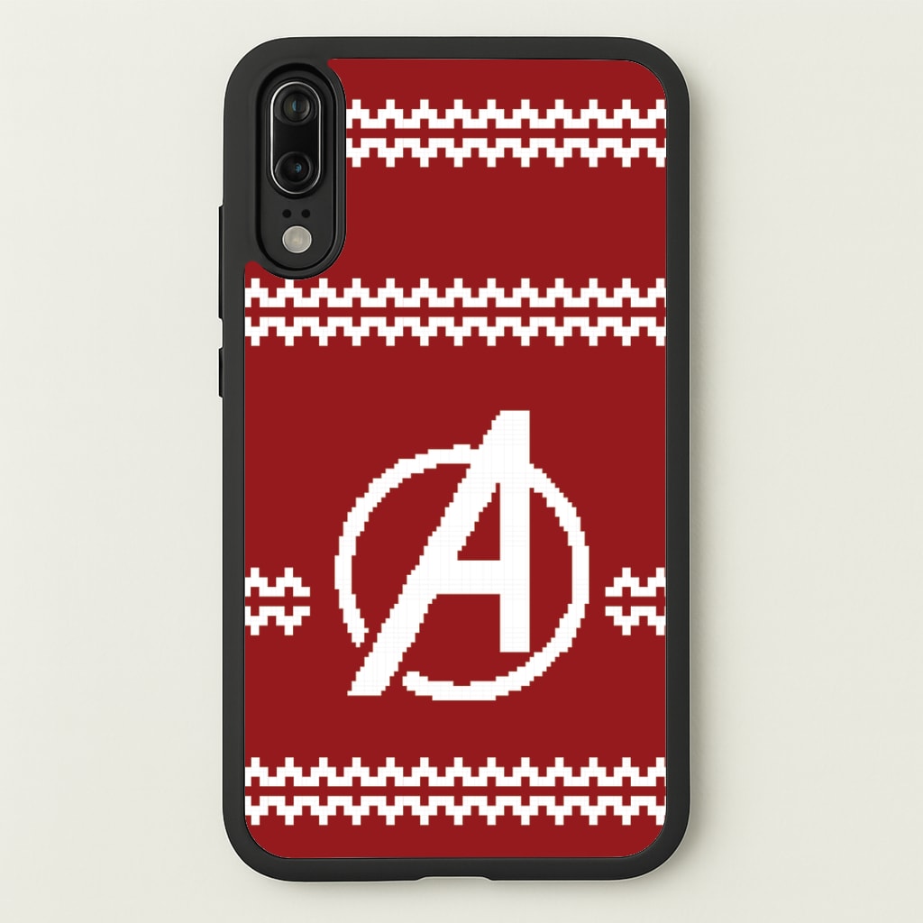 Superhero Team Red Christmas Jumper  Huawei P20 Case