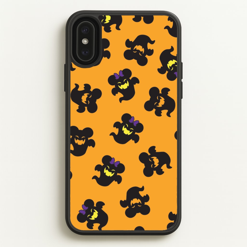 Mouse Ghosts Pattern iPhone XS Max Case