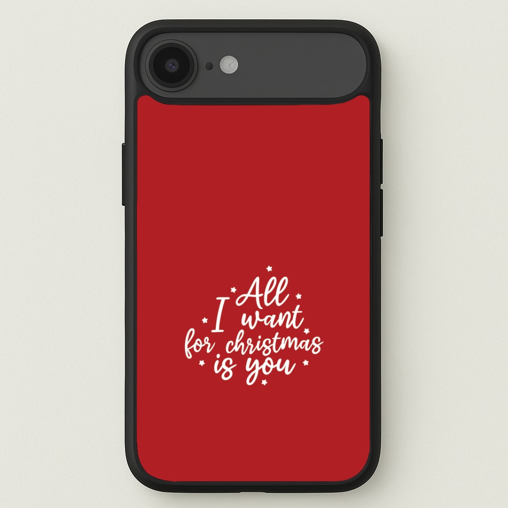 All I Want For Christmas Is You Stars iPhone 17 Air Case