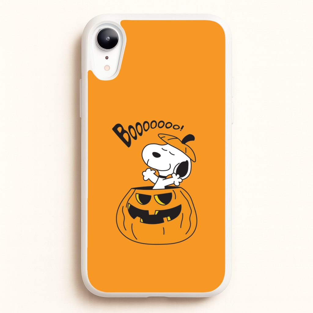 Cartoon Beagle Pumpkin iPhone XR Case