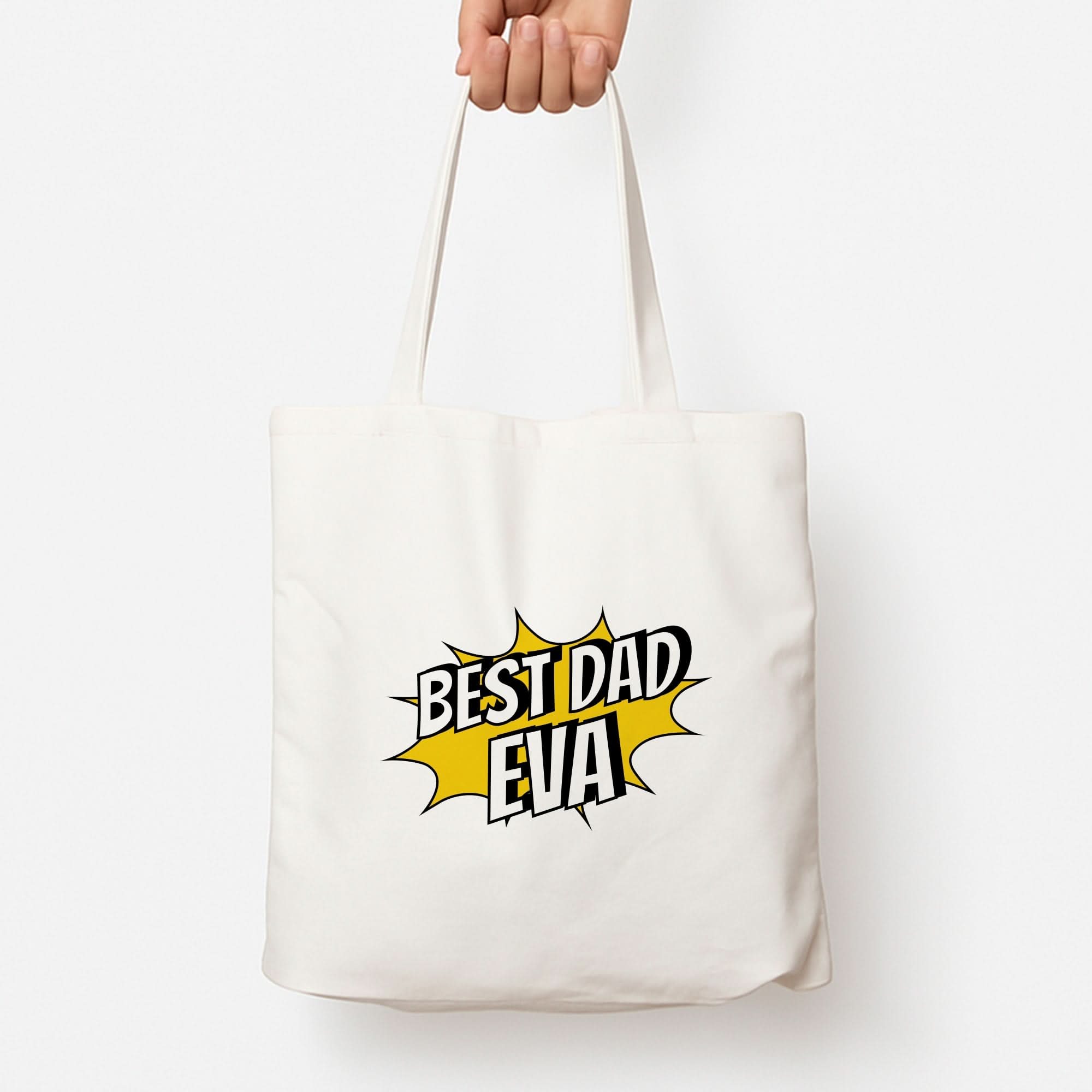 Comic Book Best Dad Eva Tote Bag