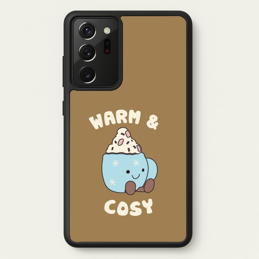 Hot Cocoa Plush Quote Galaxy Note 20 Ultra Case
