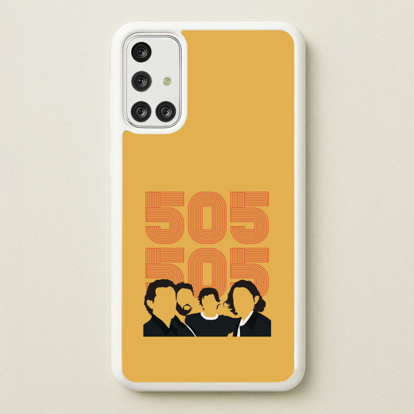505 Band Members Light Galaxy A71 Case