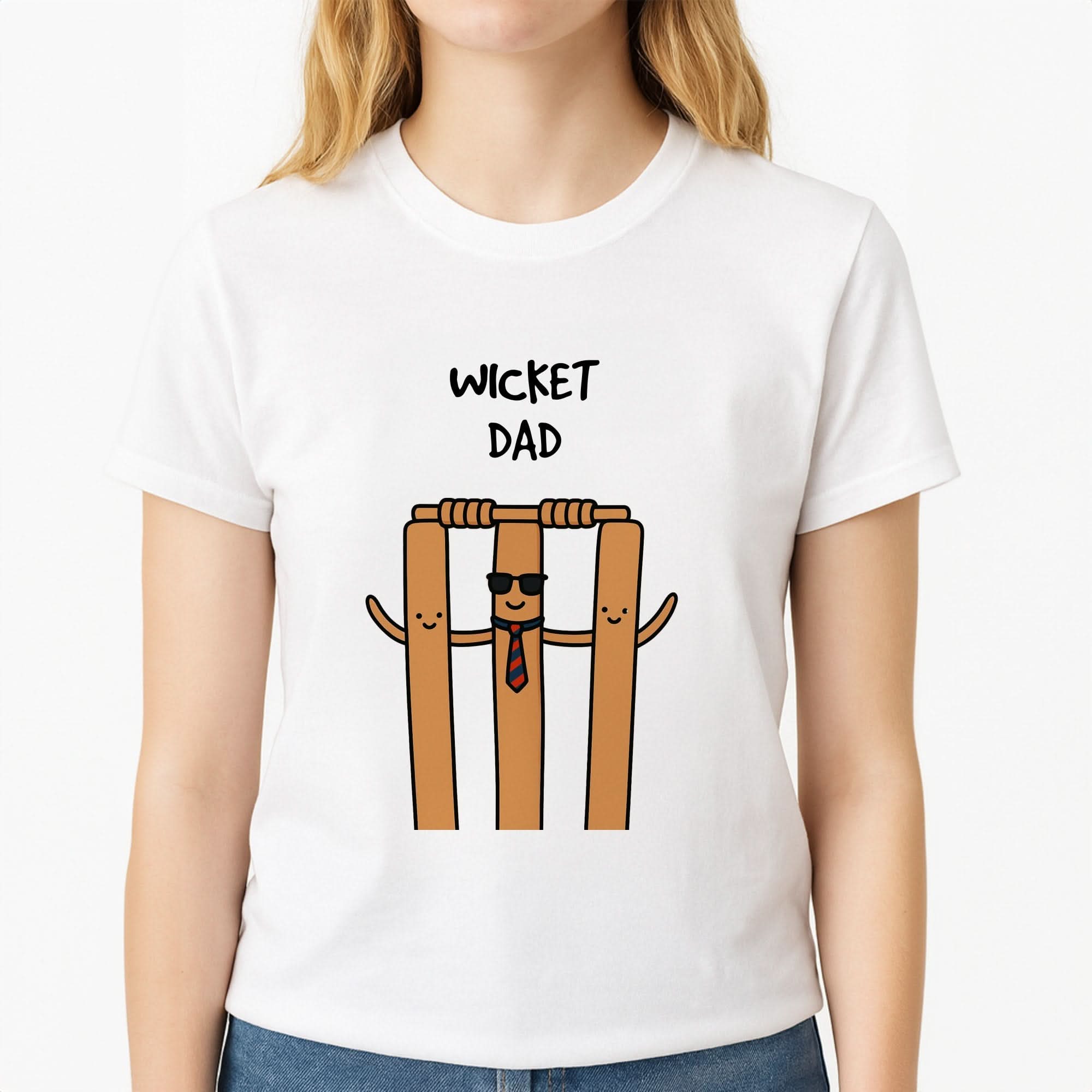 Wicket Dad - Father's Day Womens T-Shirt