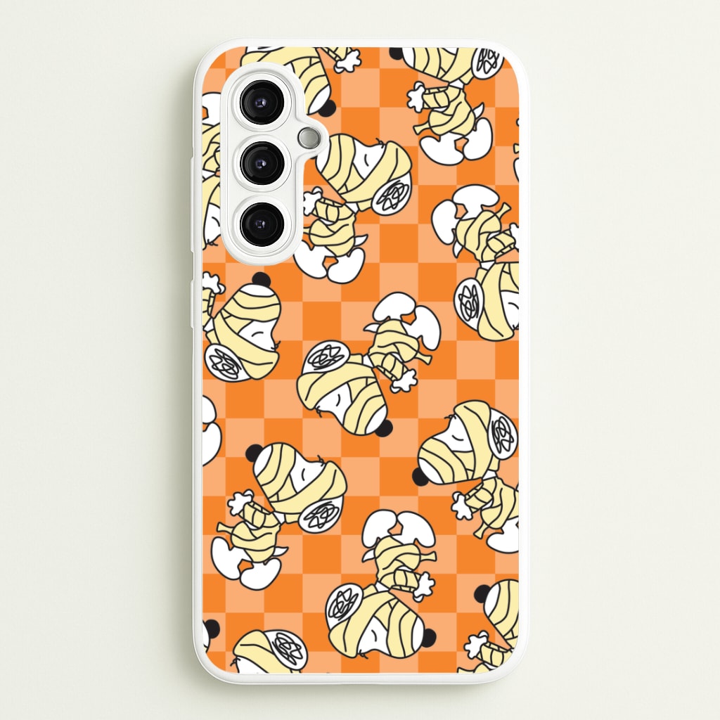 Mummy Cartoon Beagle Pattern Galaxy A14 Case