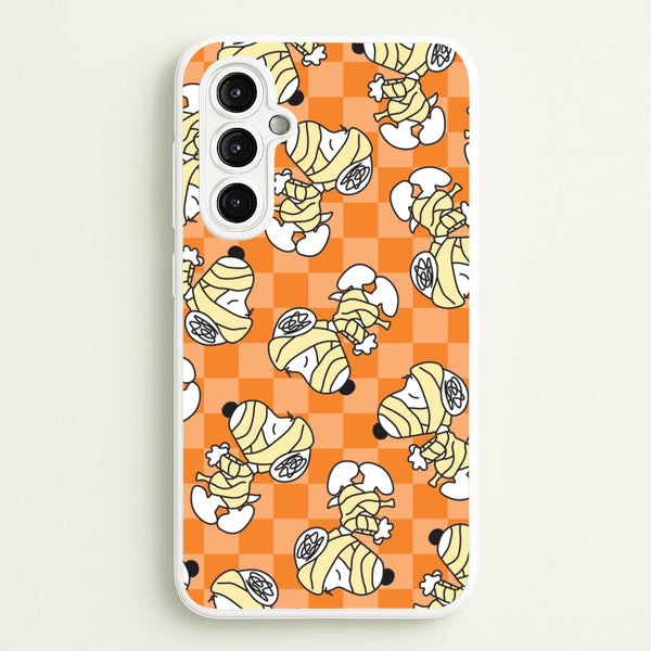Mummy Cartoon Beagle Pattern Galaxy A14 Case