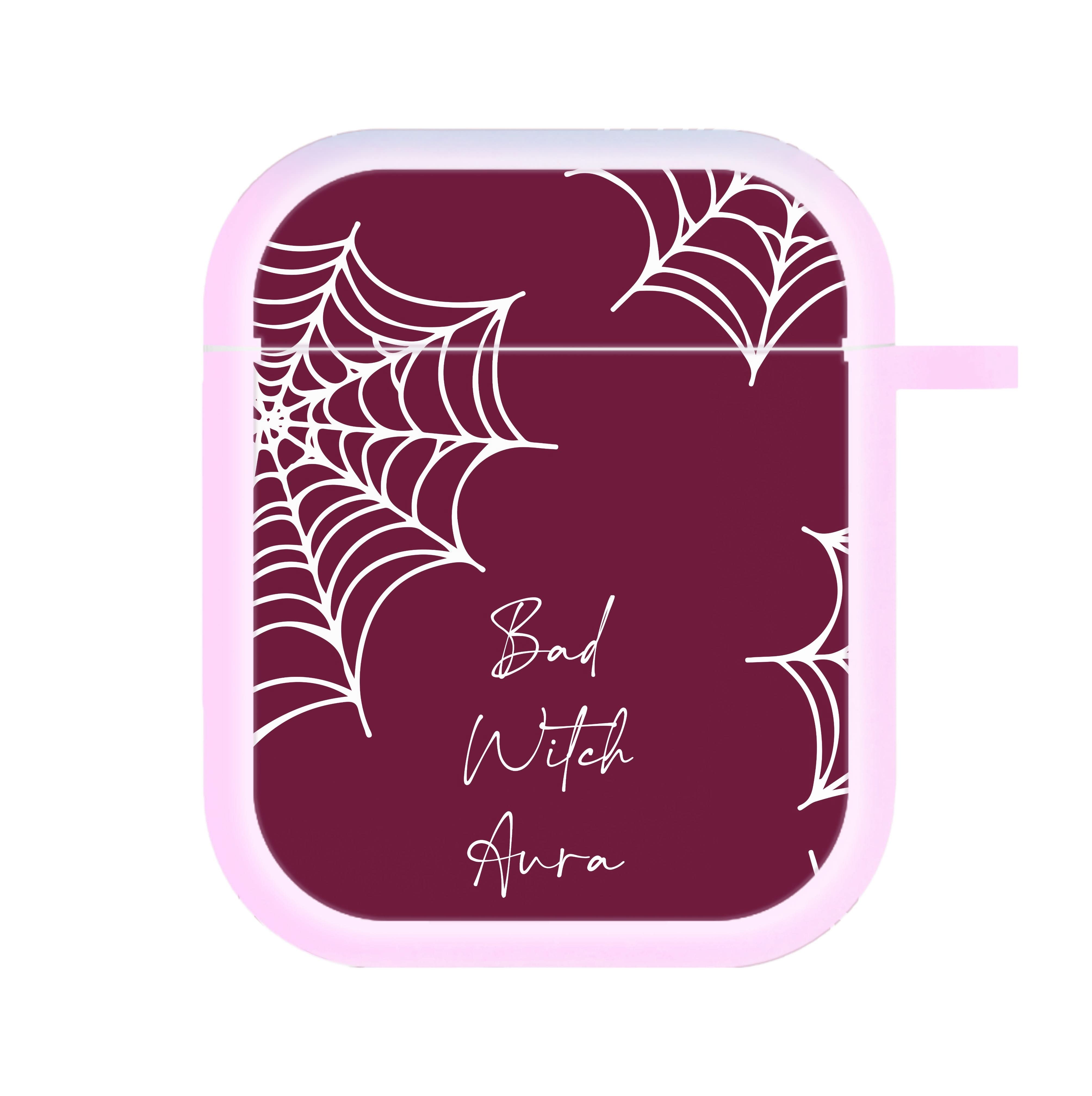Bad Witch Aura Spider Webs AirPods Case