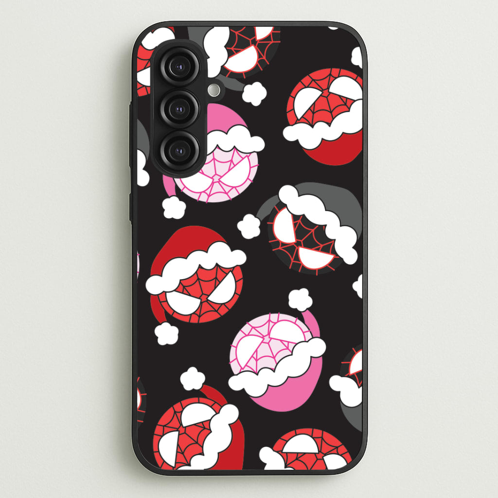 Spider Heroes Christmas Pattern Galaxy S23FE Case
