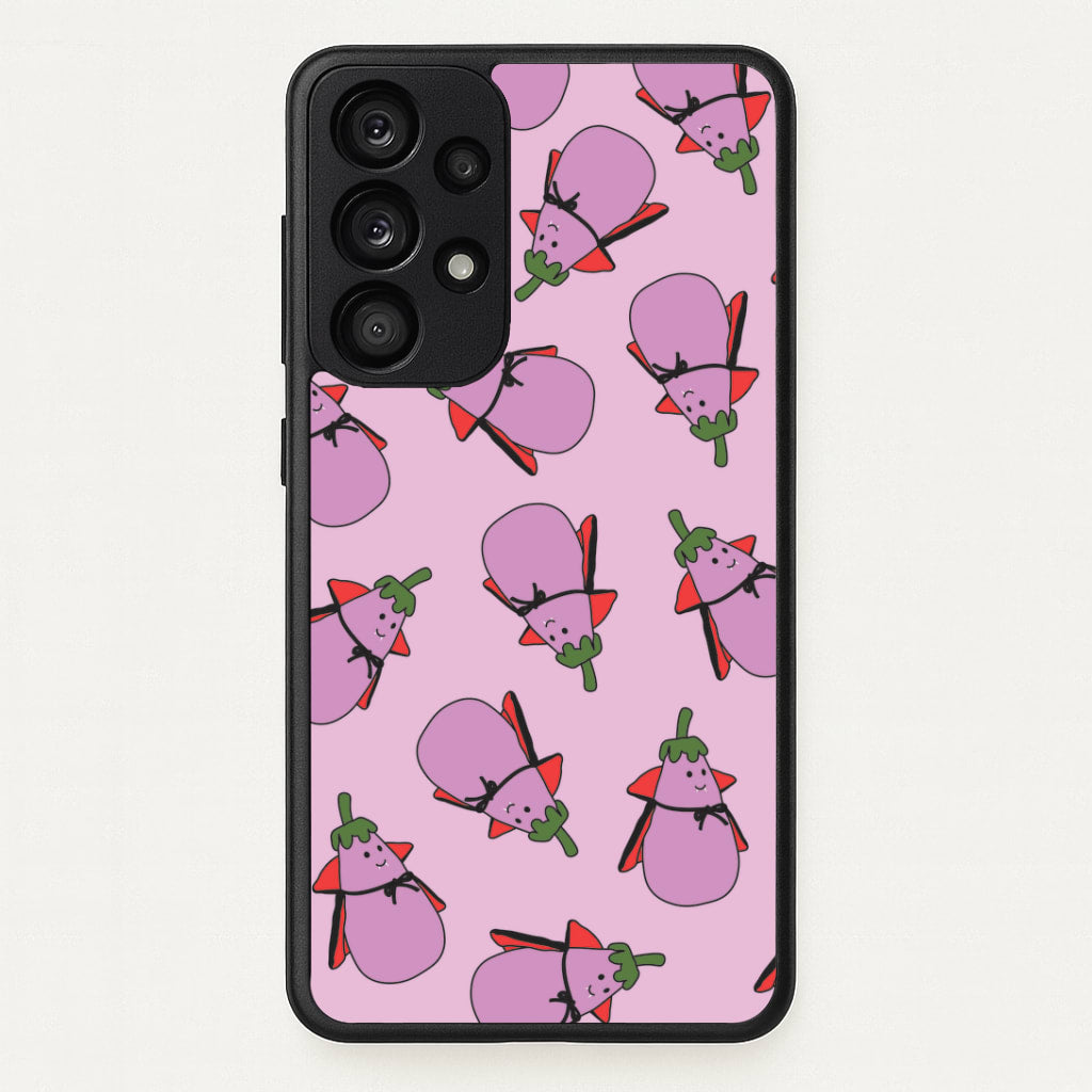 Vampire Vegetable Pattern - Halloween Galaxy A53 Case