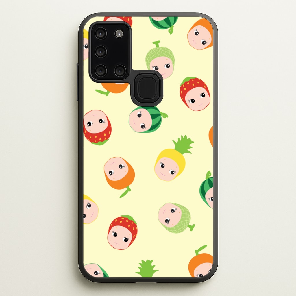 Fruit Angels Pattern Galaxy A21s Case