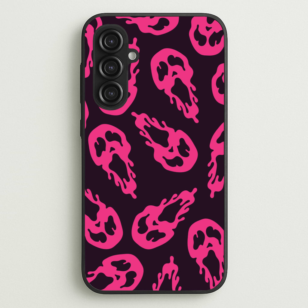 Trippy Ghost Face Pattern Galaxy S23FE Case