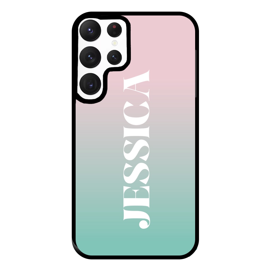Gradient Personalised Name Galaxy S22 Ultra Case