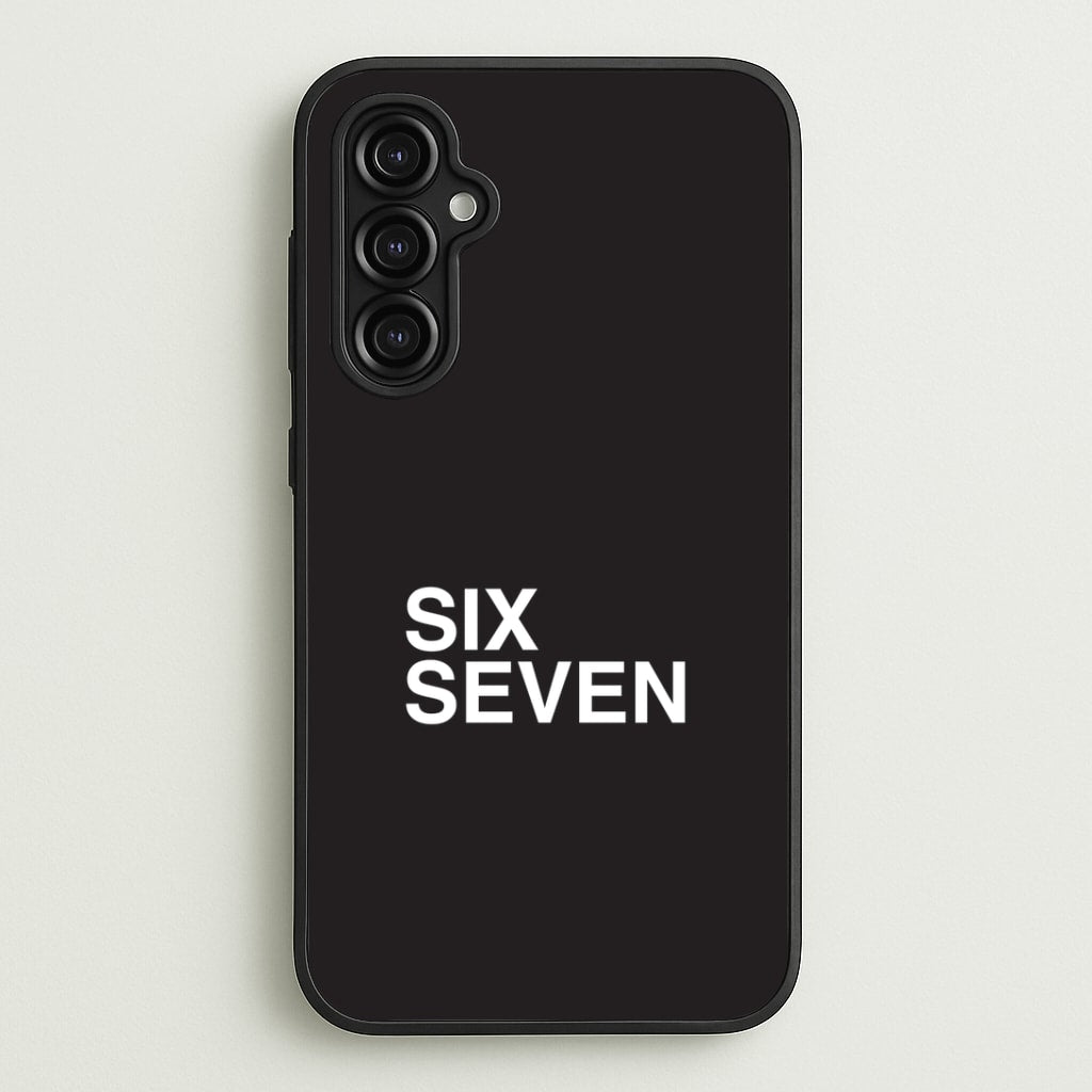 6 7 Black Galaxy A14 Case