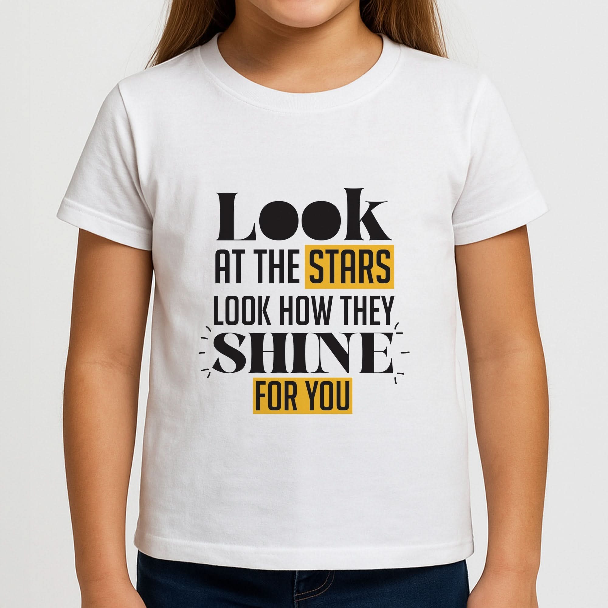 Look At The Stars Girls T-Shirt
