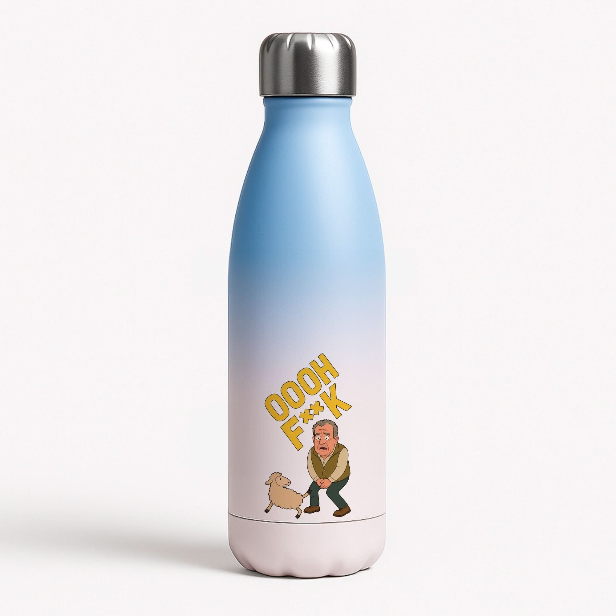 Oooh Fk Blue Water Bottle