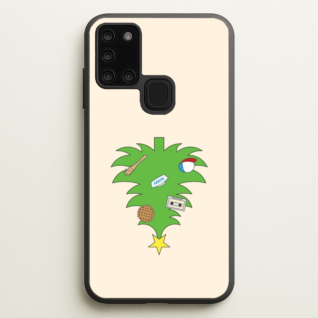 Upside Down Christmas Tree Galaxy A21s Case
