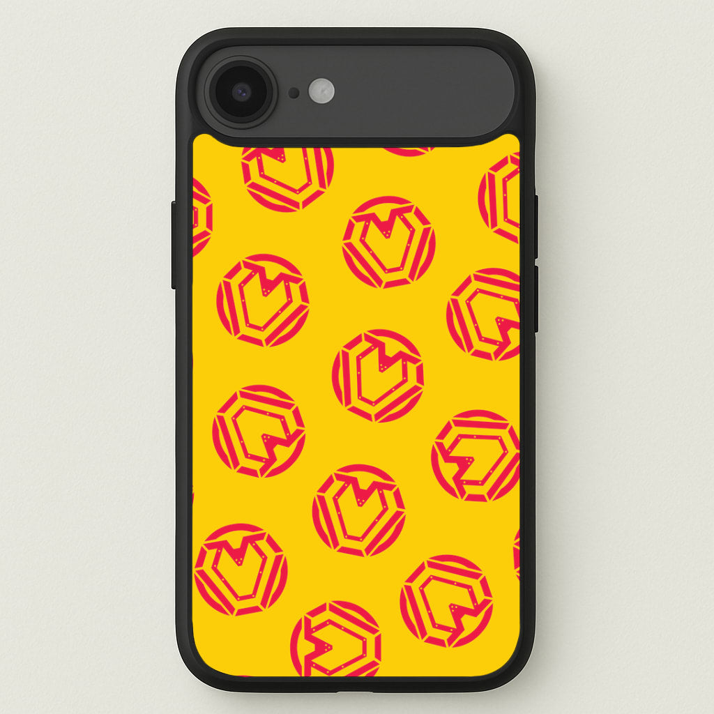 Metal Heart Pattern iPhone 17 Air Case