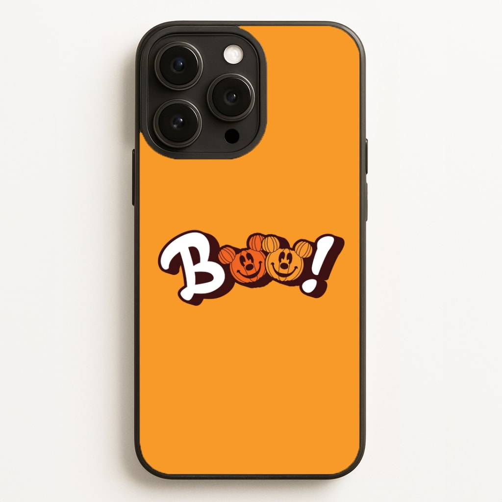 Pumkin Mouse Boo iPhone 16 Pro Max Case