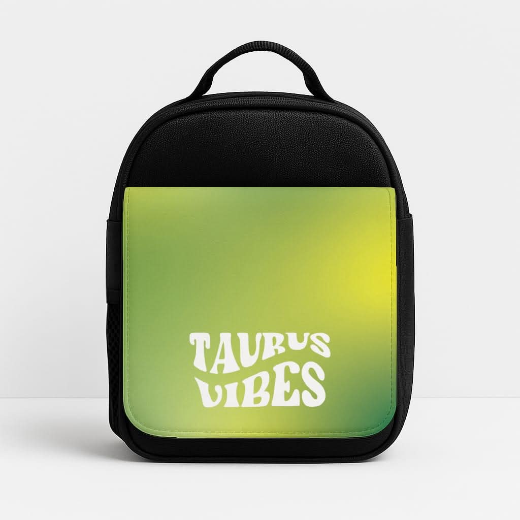 Taurus Vibes Gradient Zodiac Insulated Lunch Bag