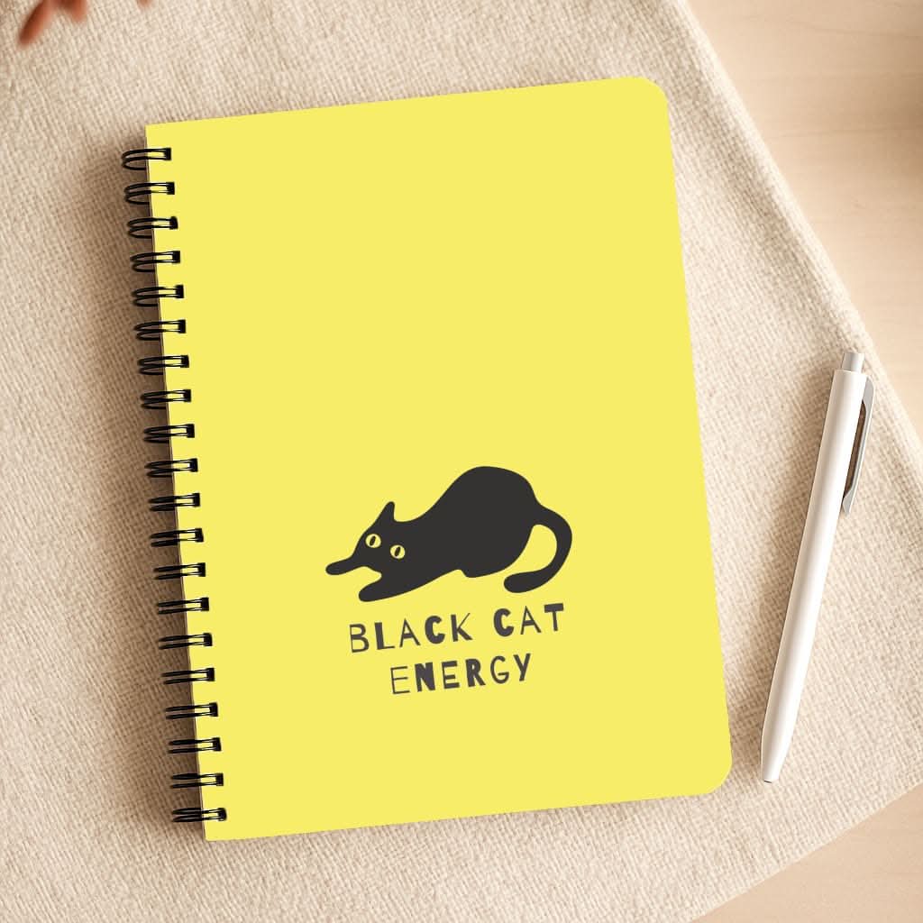 Black Cat Energy Notepad