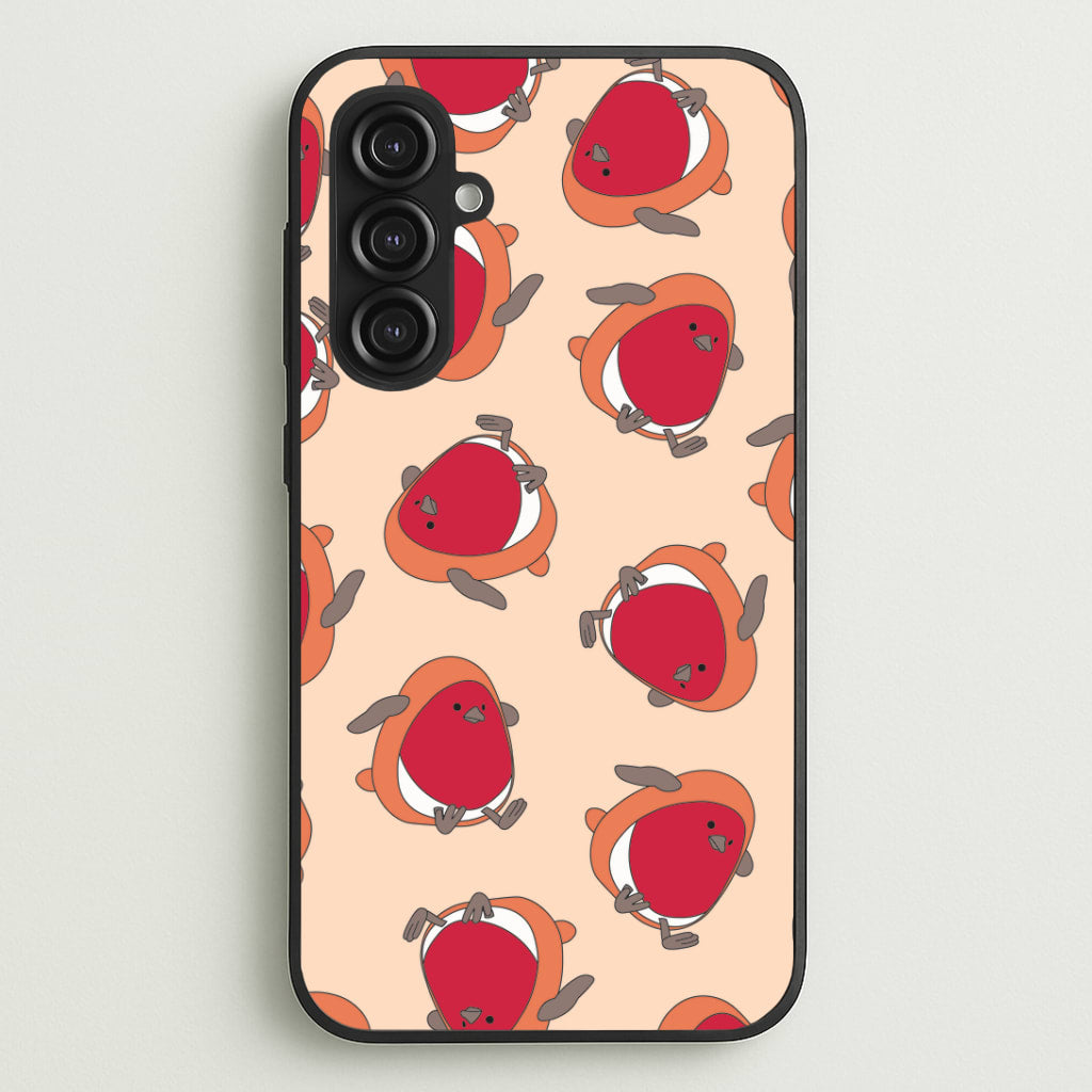 Christmas Robin Plush Pattern Galaxy S23FE Case