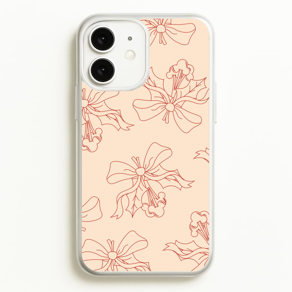 Cartoon Mouse Holly Pattern iPhone 11 Case