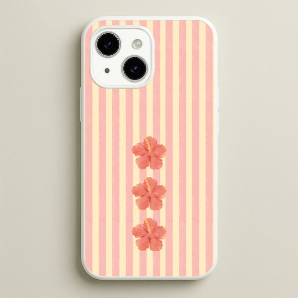 Hibiscus Rays iPhone 15 Case