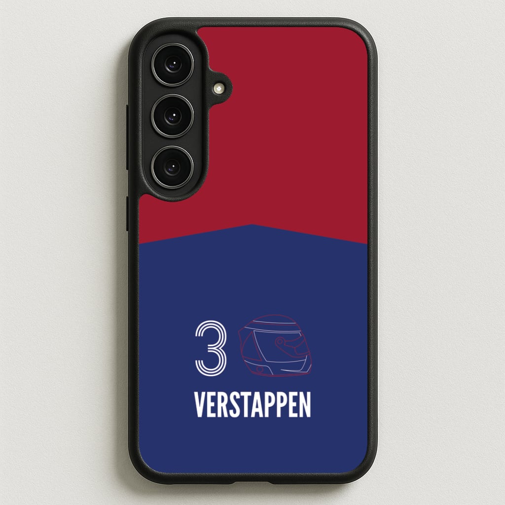 Verstappen Helmet 2026 Galaxy S25FE Case