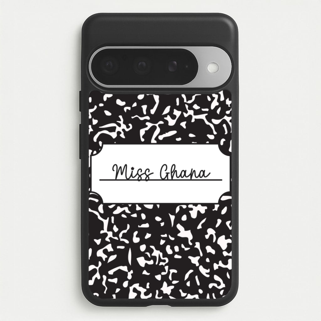 Personalised School Notebook Google Pixel 10 Pro XL Case