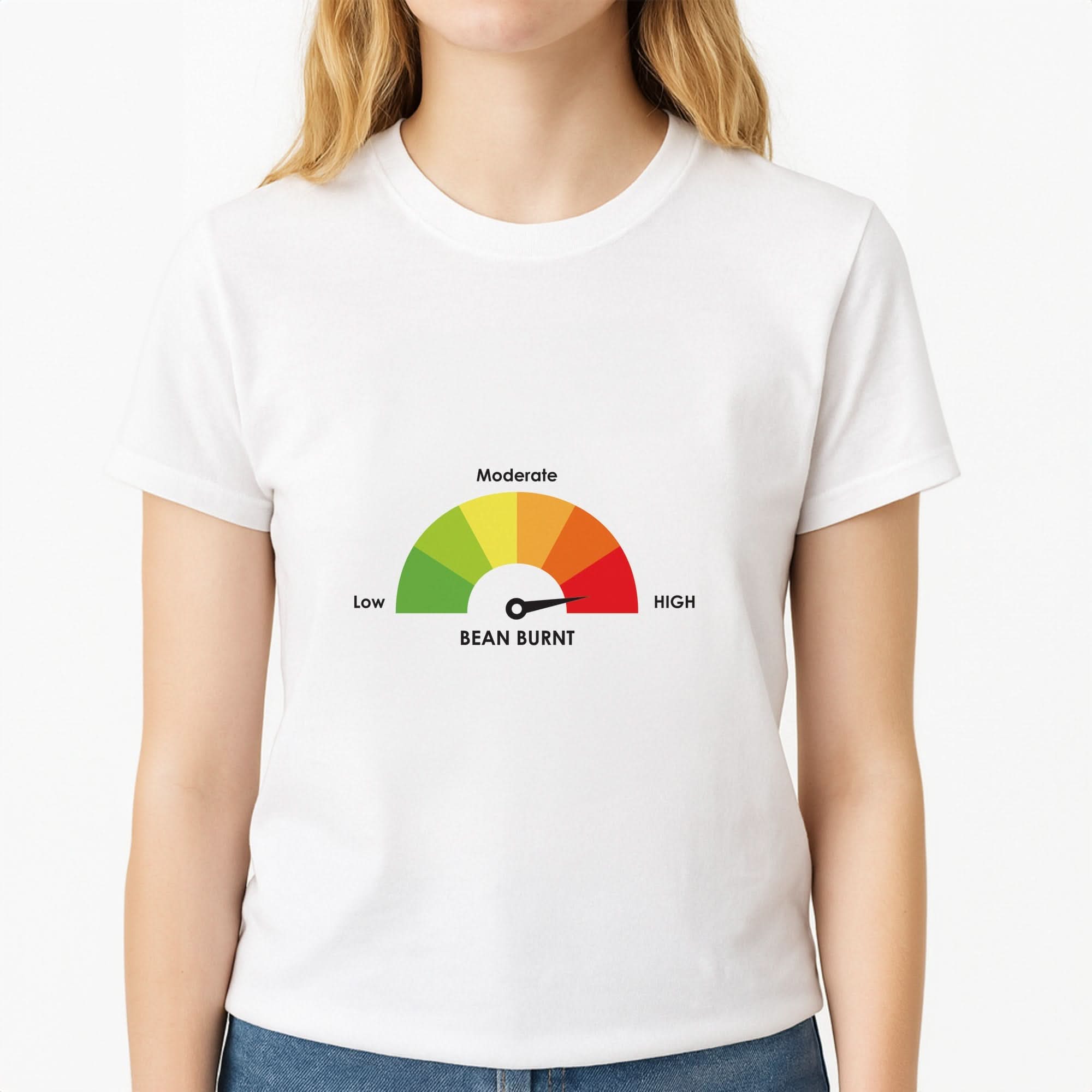Burnt Bean Guage Womens T-Shirt