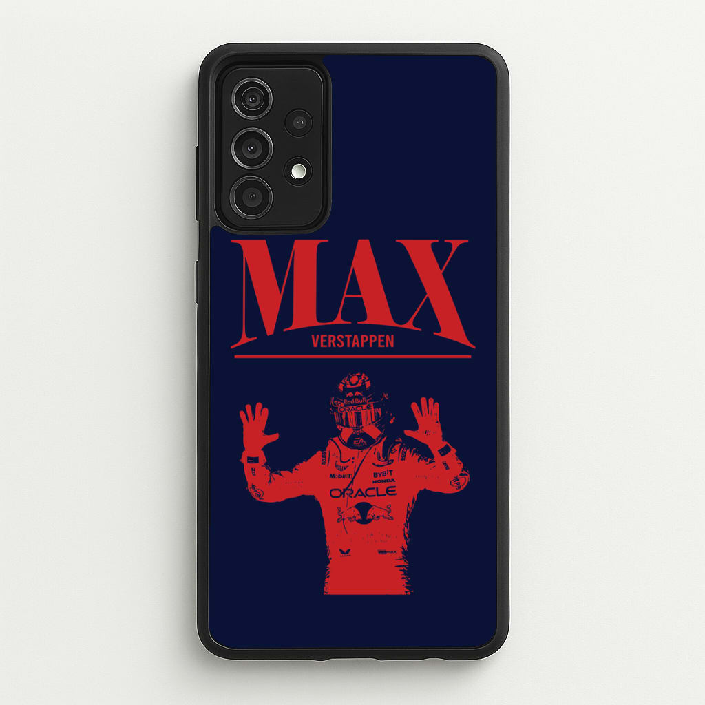 Max Blue And Red Galaxy A52 / A52s Case