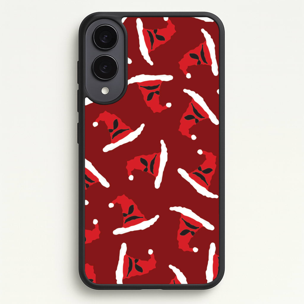 Sorting Christmas Hat Pattern Galaxy S25 Edge Case