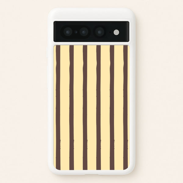 Vanilla & Chocolate Stripes Google Pixel 7 Pro Case