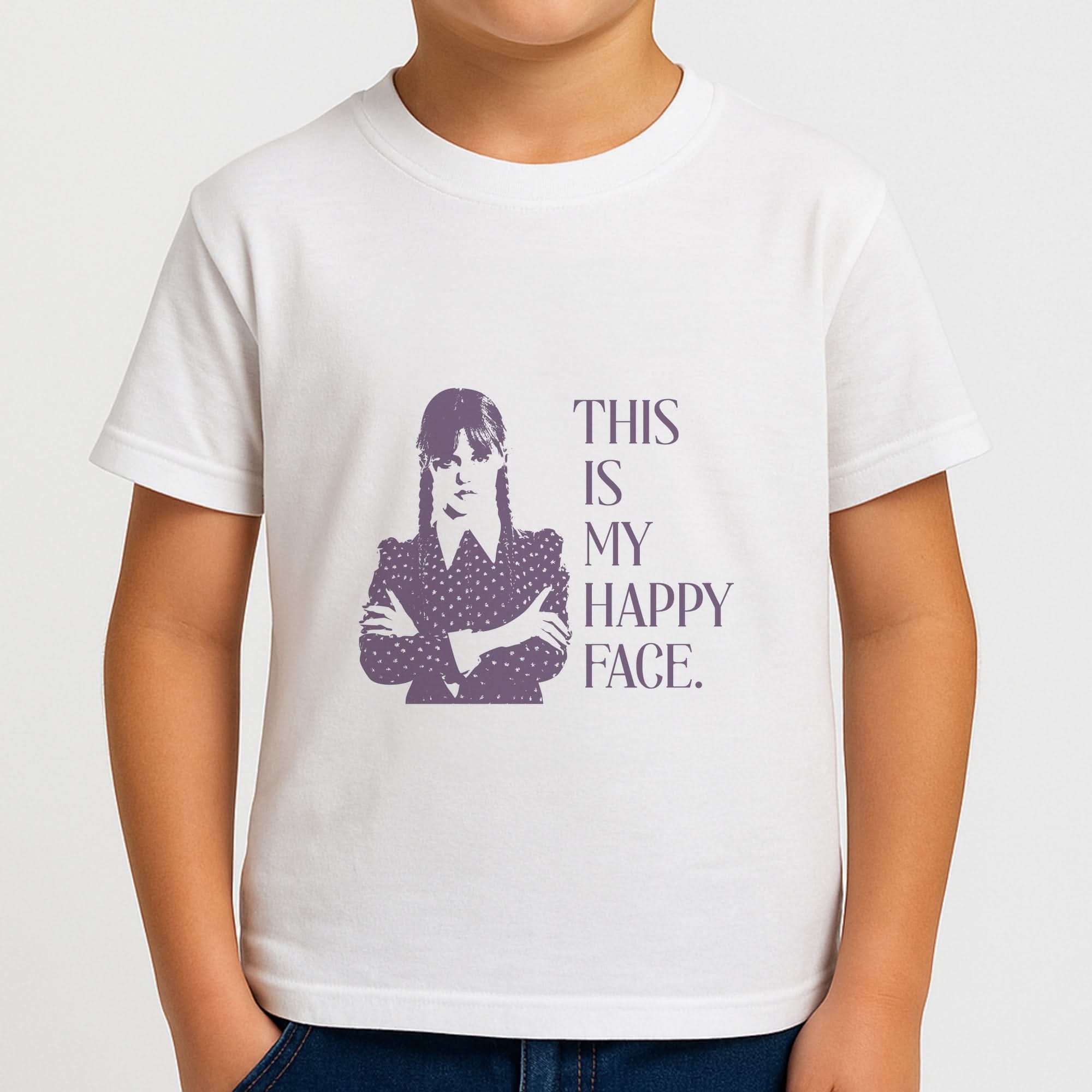 This Is My Happy Face Boys T-Shirt