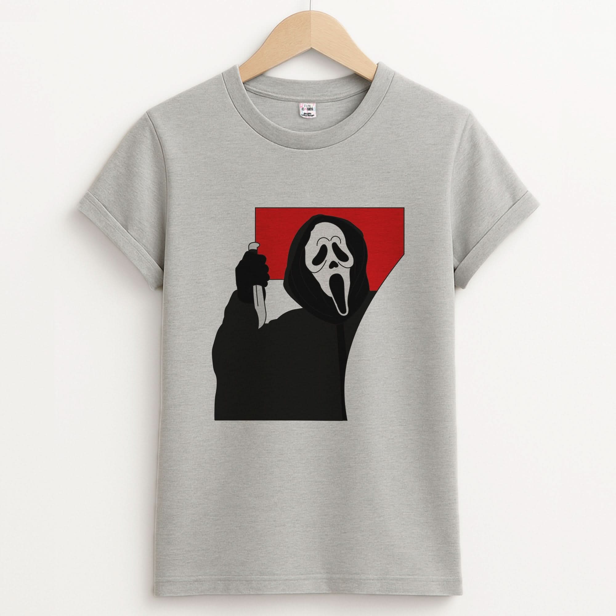 Ghostface 7 Unisex Grey T-Shirt