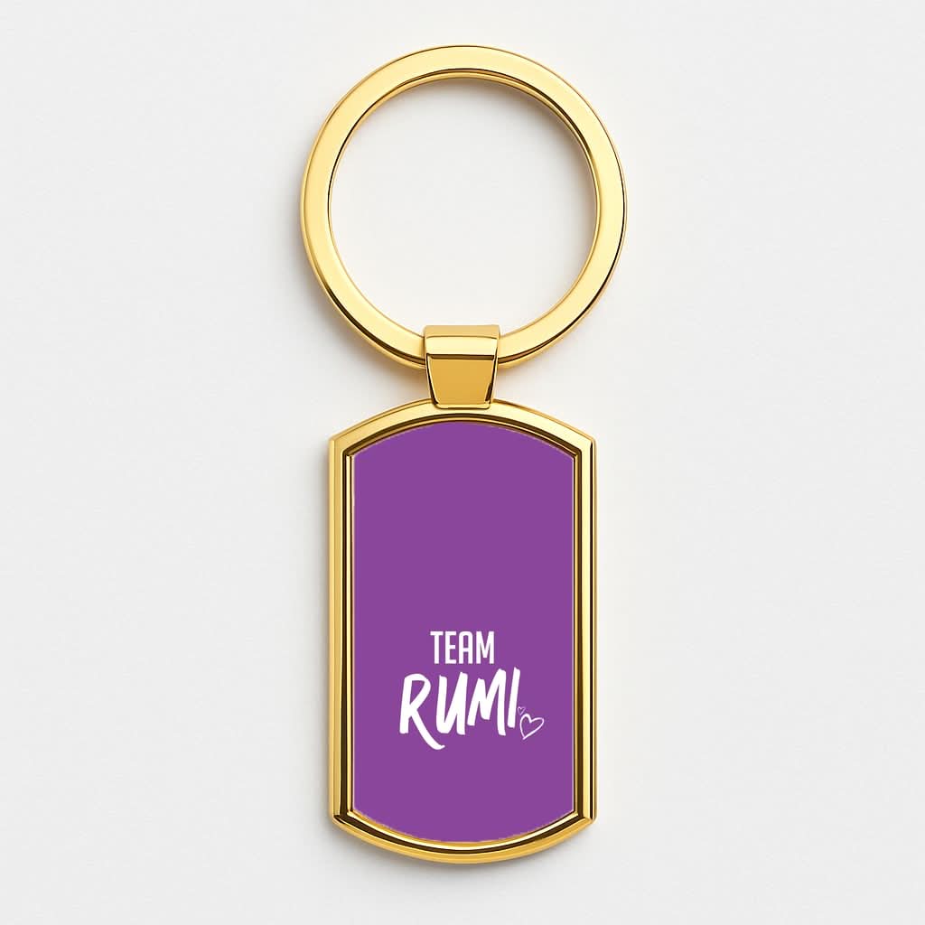 Team Rumi Gold Keyring