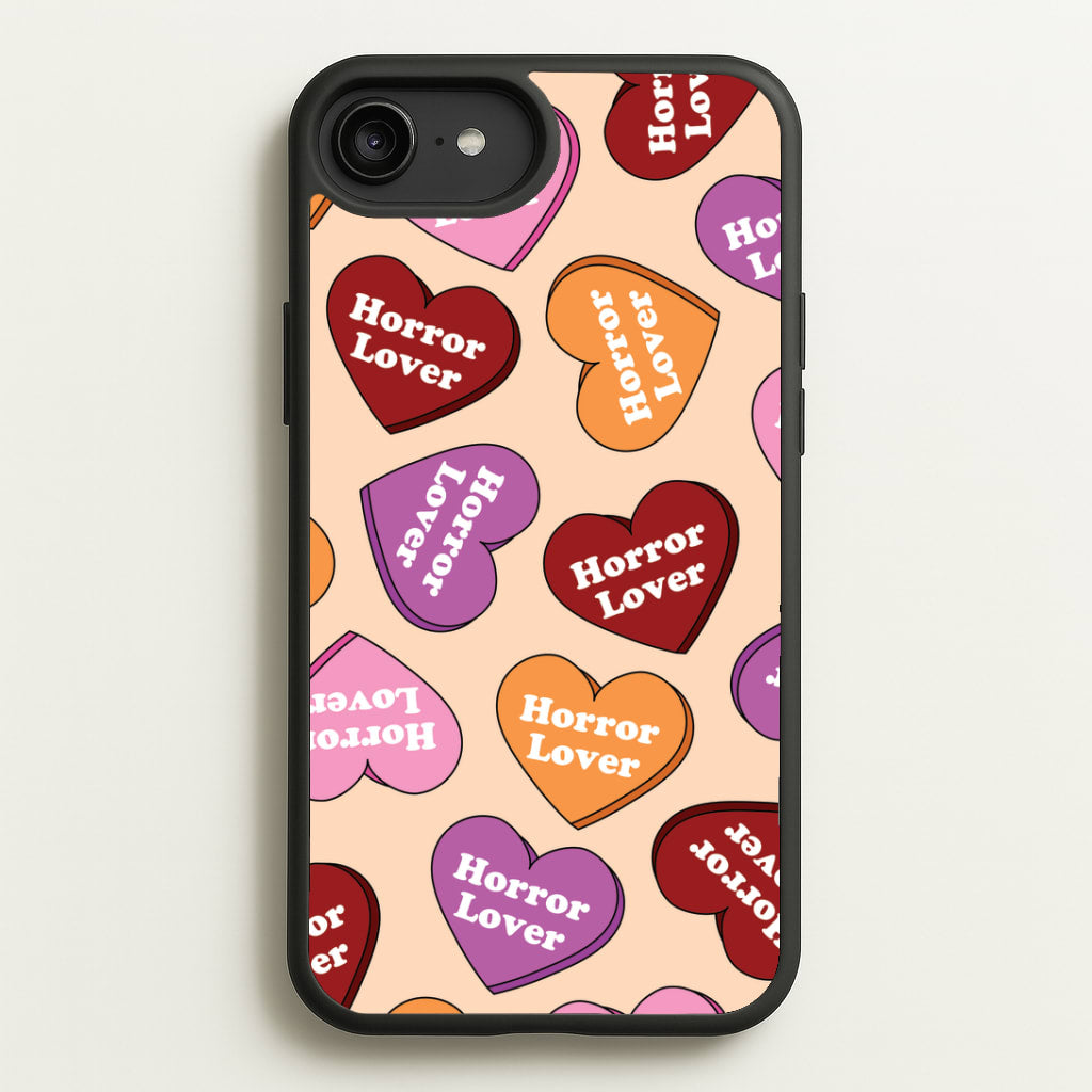 Horror Lover Hearts Pattern iPhone 6 Plus / 7 Plus / 8 Plus Case