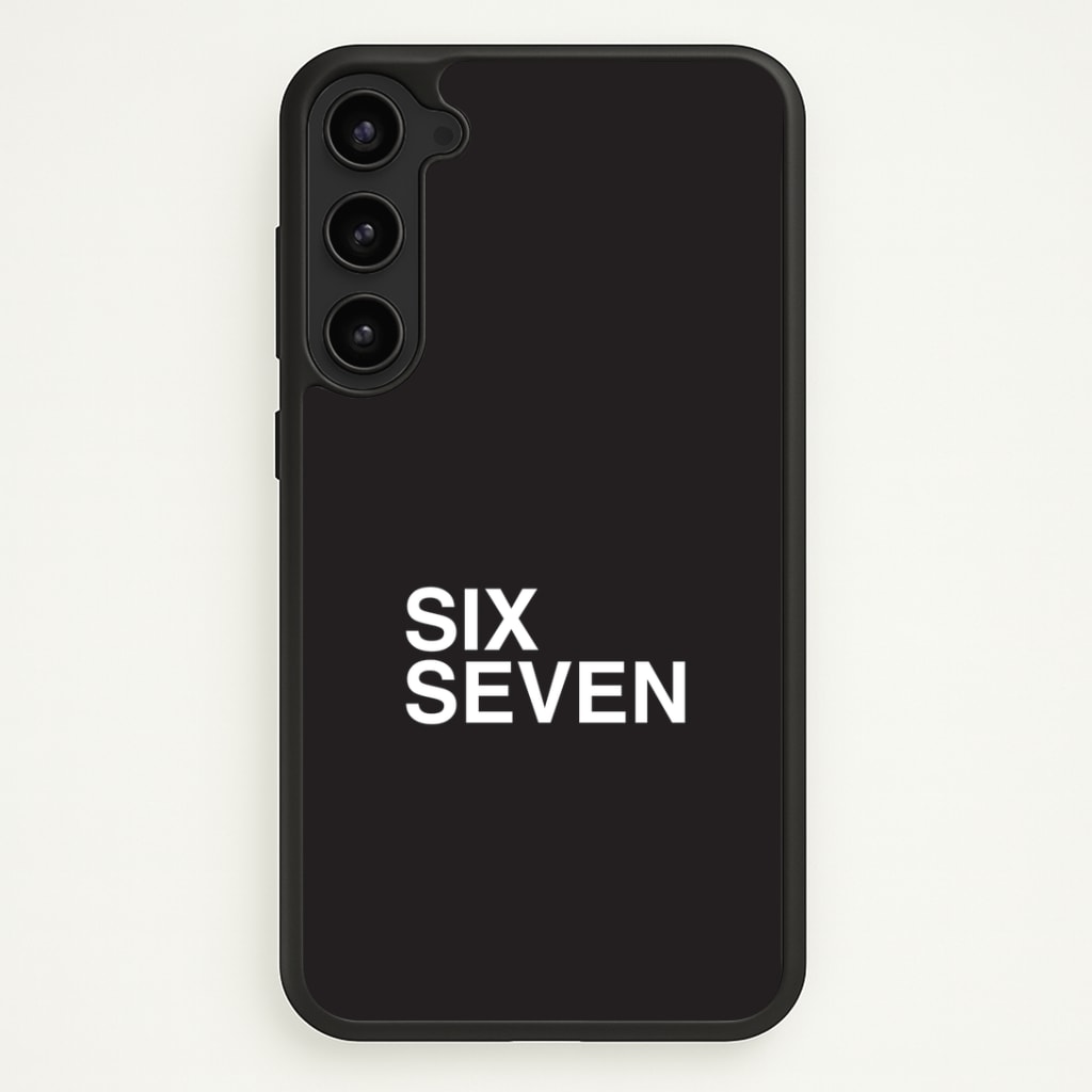 6 7 Black Galaxy S23 Plus Case