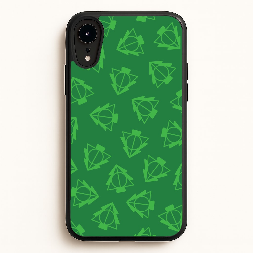 Christmas Tree Wizard Icon Pattern iPhone XR Case