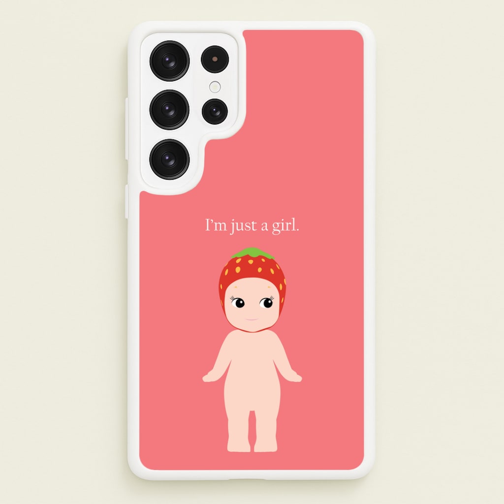 I'm Just A Girl Galaxy S22 Ultra Case